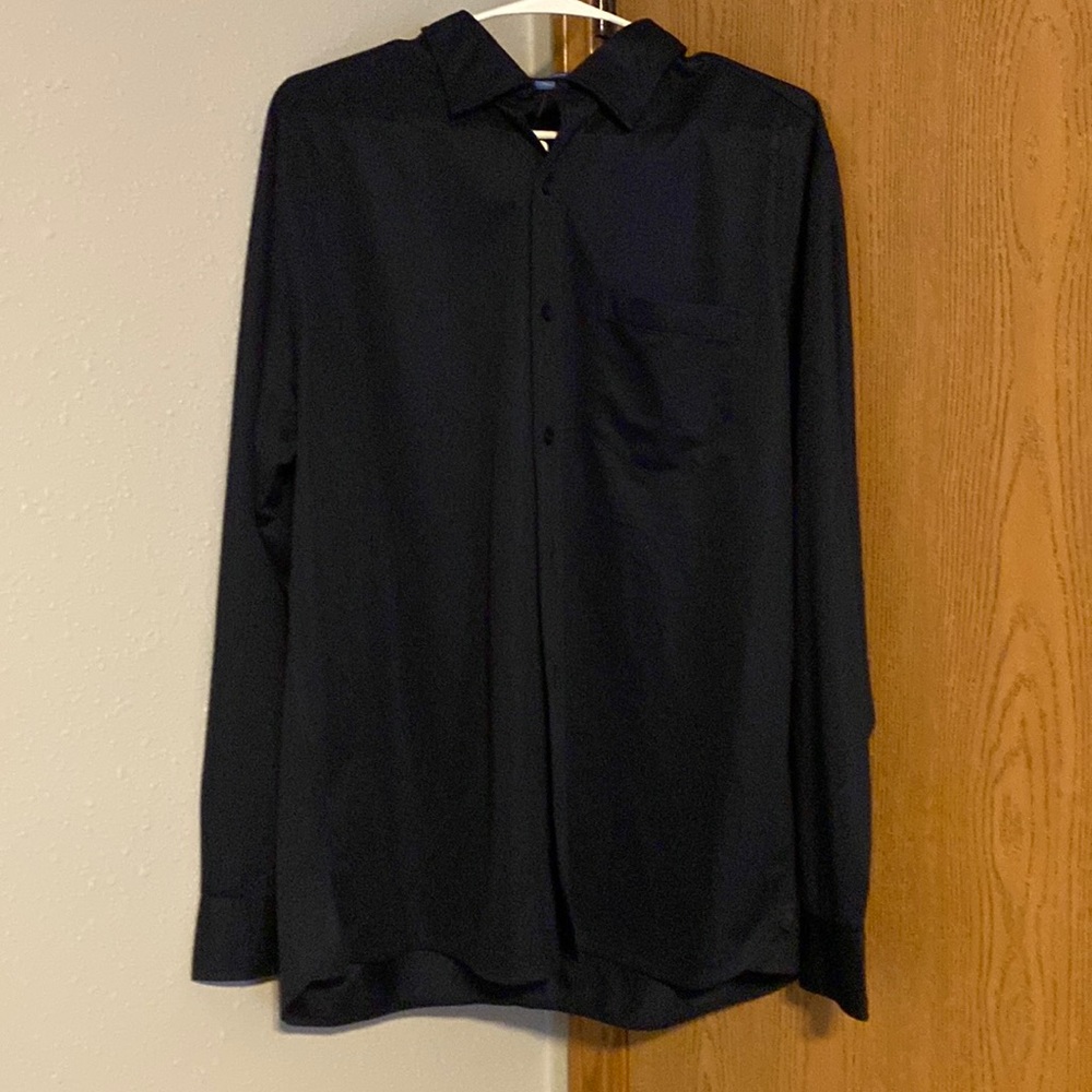 New port authority mens button up shirt